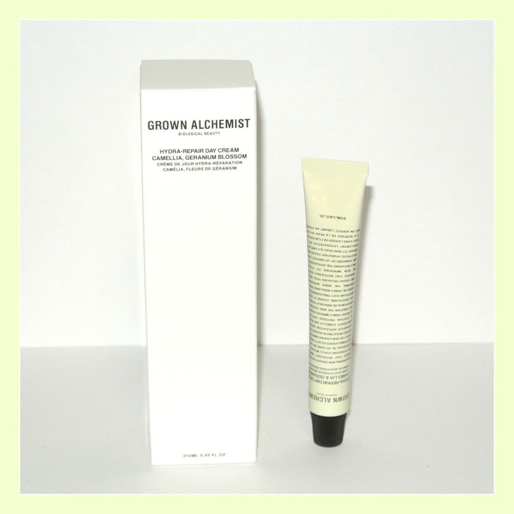 NIB! GROWN ALCHEMIST hydra repair day cream w/camellia & geranium-clean beauty